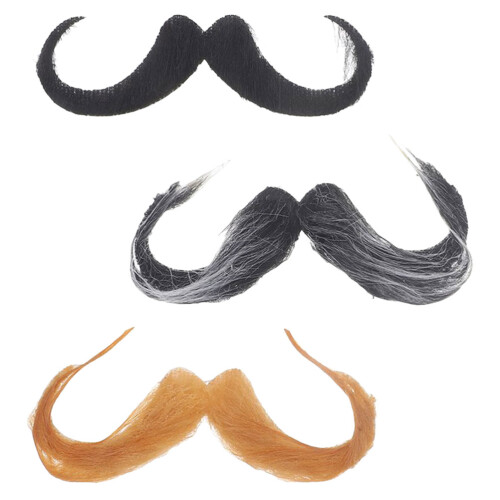 12 Pcs Fake Mustache Artificial Beard For Party 2