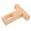 3Pcs Ceiling Mount Closet Pole Bracket Wood Rod Holder 2