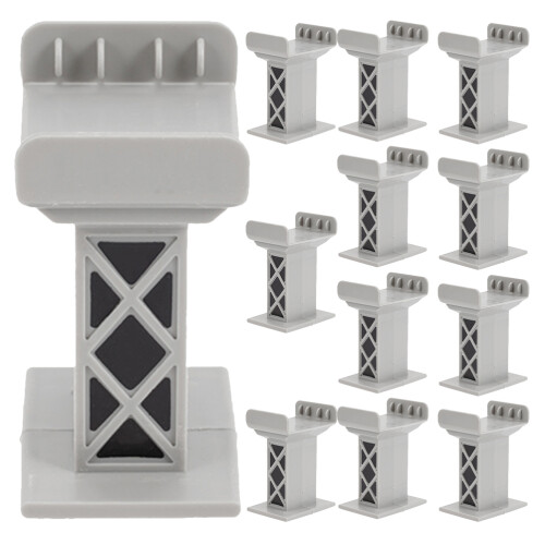 48 Pcs Train Bridge Pier Track Support Risers Compatible With All Brands