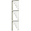 3Pcs European Wrought Iron Step Clothing Rack Wall Display Frame 8