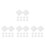 40 Pcs Wedding Cake Dummy Set Square Foam Display Model Party 5