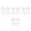 40 Pcs Wedding Cake Dummy Set Square Foam Display Model Party 4