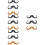 12 Pcs Fake Mustache Artificial Beard For Party 9