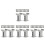 48 Pcs Train Bridge Pier Track Support Risers Compatible With All Brands 4