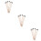 18 Pcs Solid Wood Rubber Drumsticks Keyboard Gavel 8