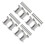 48 Pcs Train Bridge Pier Track Support Risers Compatible With All Brands 9
