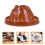 10 Pcs Experiment Volcano Models Eruptions Base Diy Kit 11