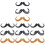 12 Pcs Fake Mustache Artificial Beard For Party 4