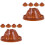10 Pcs Experiment Volcano Models Eruptions Base Diy Kit 5