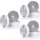 6 Pcs Double-Sided Hook And Loop Adhesive Tapes For Home Office Diy 6