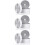 6 Pcs Double-Sided Hook And Loop Adhesive Tapes For Home Office Diy 8