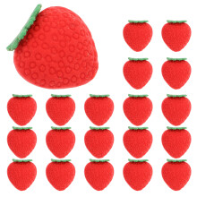 40Pcs Household Red Mini Erasers Tpr for Student Study