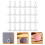 3 Pieces Self Adhesive Ceiling Hooks Stick On Wall Hanging Sticky 9