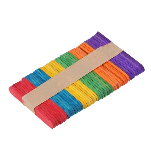 100pcs Wooden Building Model Ice Cream Sticks 1
