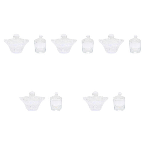 10 Pcs Nail Art Crystal Cup Accessories 1