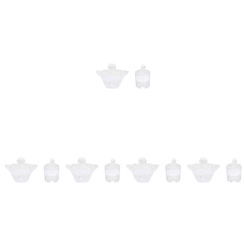 10 Pcs Nail Art Crystal Cup Accessories 2