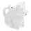 2 Count Ceramic Milk Jug Container Steamer Cup Espresso Machine Cups 3