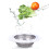 2 Pack Sink Food Strainer Filter Perforated Mesh Wide Rim Kitchen 3