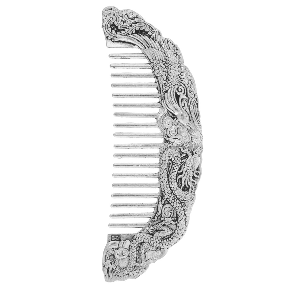 Villcase Unisex 3Pcs Vintage Portable Animal Engraved Hair Comb