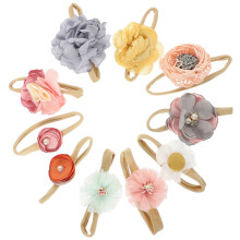 30 Pcs Baby Girl Headbands Infant Elastic Flower Hair Bands