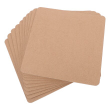 20Pcs Brown Wood Clay Boards for Pottery DIY Crafting and Decoration