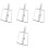4Pcs Baffle Holder Divider Panel Clip Mobile Screen Desk Bracket 3