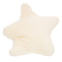3Pcs Beige Star Plush Pillow Comfortable PP Cotton Nap Cushion