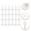 3 Pieces Self Adhesive Ceiling Hooks Stick On Wall Hanging Sticky 10