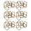 200 Pcs Stainless Steel Rectangular Strap Buckles For Belting Purse 9