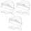 Kitchen Taco Holders Upright Holding Food Racks Silver 4
