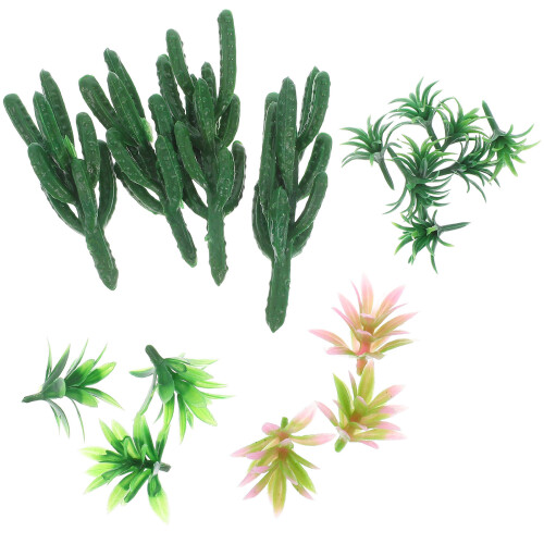 36 Pcs Artificial Tree Model Mini Plants For Train Layout 2