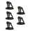 5Pcs Durable Multicolor Prehistoric Human Evolution Models 4