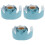 3Rolls Blue Decorative Bulletin Board Borders Paper for Classroom Use 5