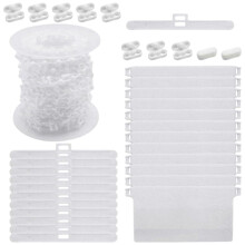 2 Sets Vertical Blind Bottom Weights And Chains Repair Kit