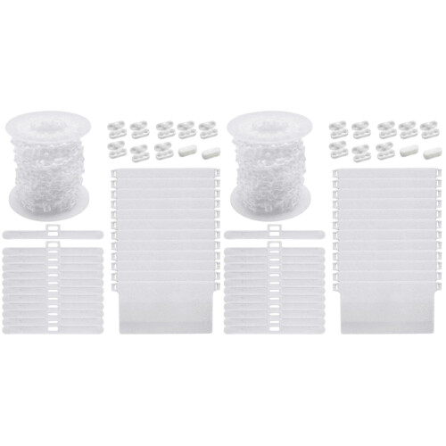 2 Sets Vertical Blind Bottom Weights And Chains Repair Kit 2