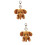 2Pcs Elephant Key Rings for Keys Bag Hanging Ornaments 4