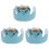 3Rolls Blue Decorative Bulletin Board Borders Paper for Classroom Use 4