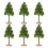 12 Pcs Miniature Road Tree Landscape Decoration Sand Table Ornaments 1