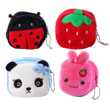 8Pcs Cartoon Purse Kids Coin Pouch Small Wallet Assorted Color Durable