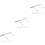 3Pcs Hidden Floating Shelf Bracket Double Poles Heavy Duty 5