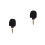 2Pcs Recording Microphone 3.5Mm 4-Pole Singing Plug-In Mini Mic 5