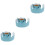 3Rolls Blue Decorative Bulletin Board Borders Paper for Classroom Use 6