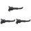 3Pcs Black Scooter Kickstand Support Stand Waterproof and Durable 2