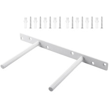 3Pcs Hidden Floating Shelf Bracket Double Poles Heavy Duty