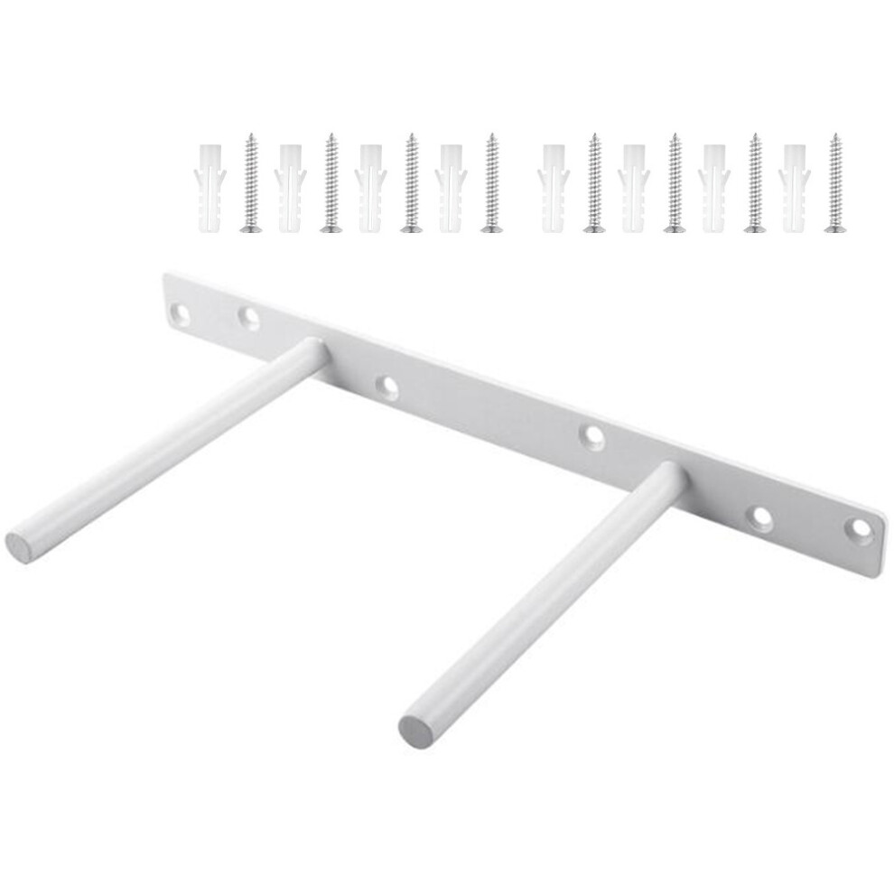 3Pcs Hidden Floating Shelf Bracket Double Poles Heavy Duty 3621985714316