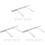 3Pcs Hidden Floating Shelf Bracket Double Poles Heavy Duty 2