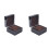 2pcs Box Showcase Watch Bamboo 2