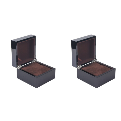 2pcs Box Showcase Watch Bamboo 1