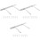 3Pcs Hidden Floating Shelf Bracket Double Poles Heavy Duty 3