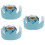 3Rolls Blue Decorative Bulletin Board Borders Paper for Classroom Use 8